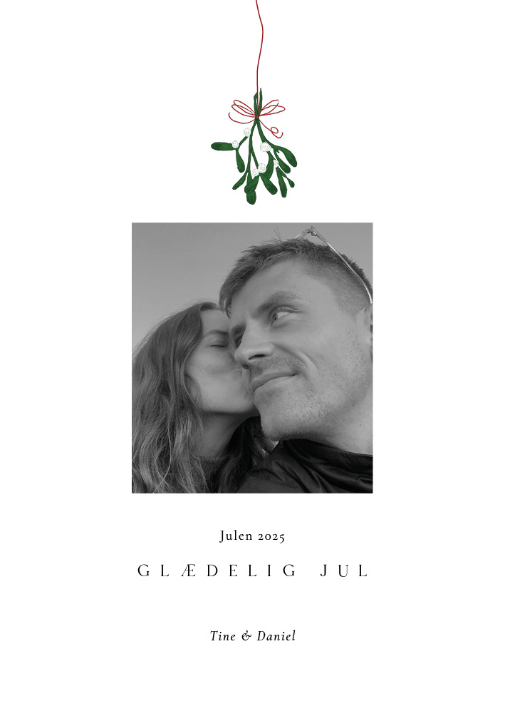 Julekort - Tine og Daniel Julekort